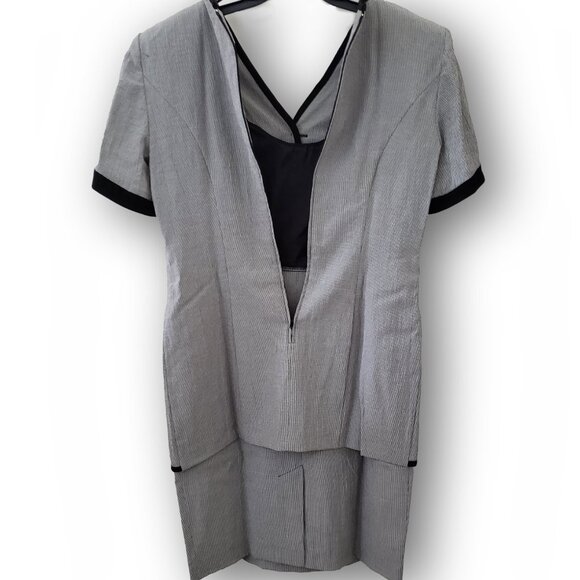 Vintage Sunshine Starshine Faux Two-Piece Dress - Size 10, RN52438 - Picture 12 of 14